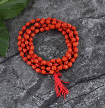 Natural Red Coral (Moonga) Beads