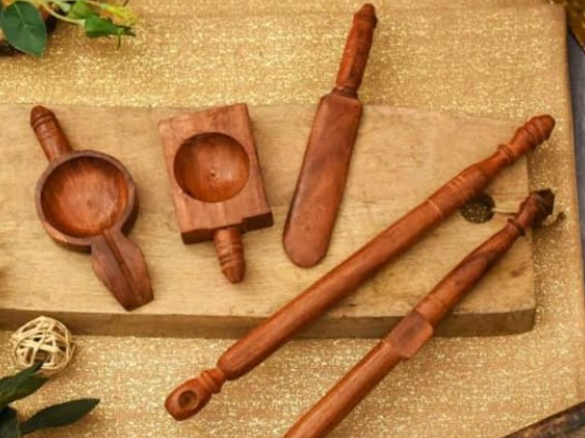 Handmade Sruva/Wooden Spoon Set for Yagya