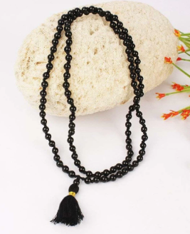 Black Agate Mala